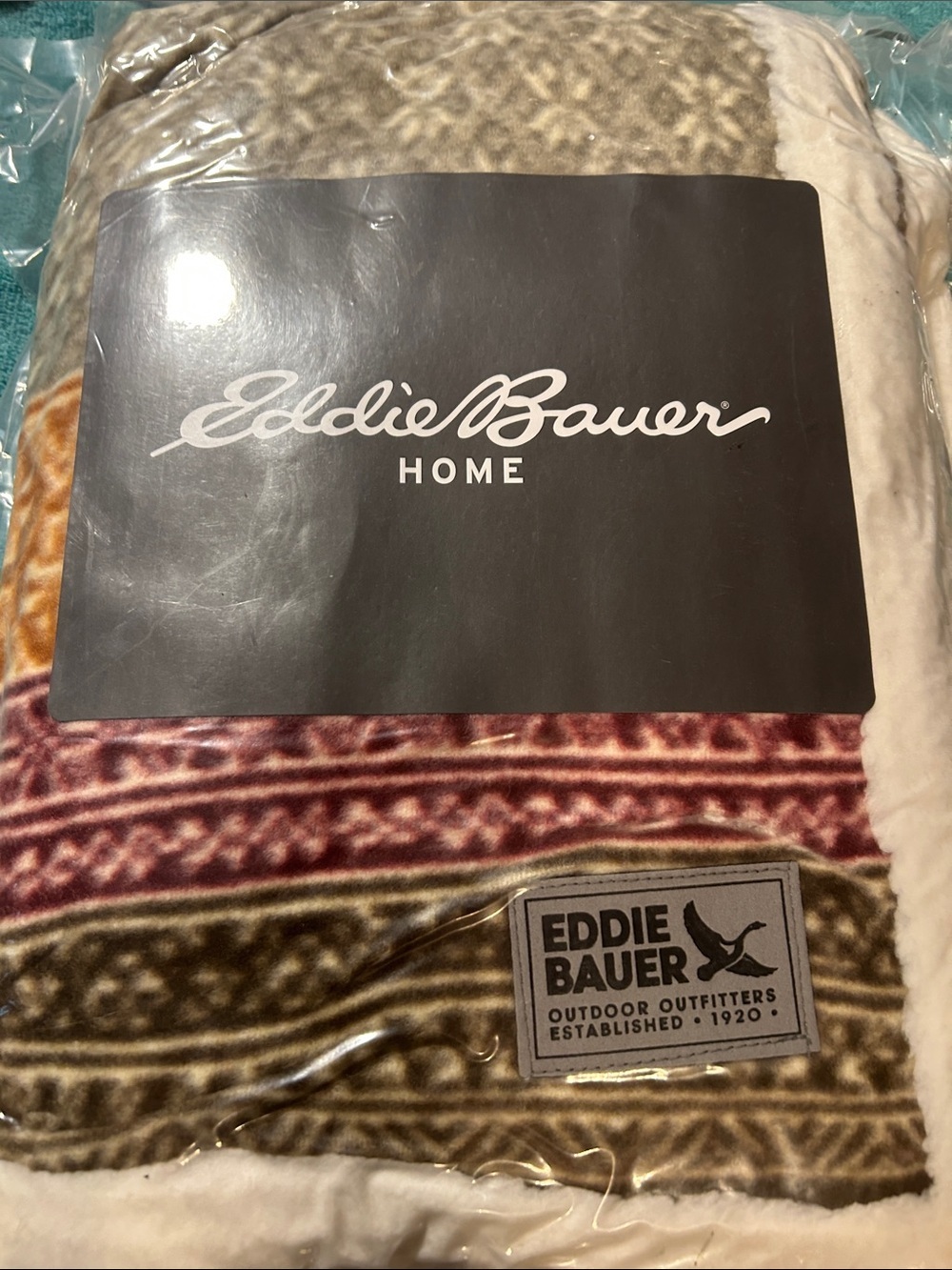 Eddie Bauer Home Multicolor Patterned Throw Blanket